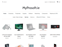 Tablet Screenshot of myprosoft.ie